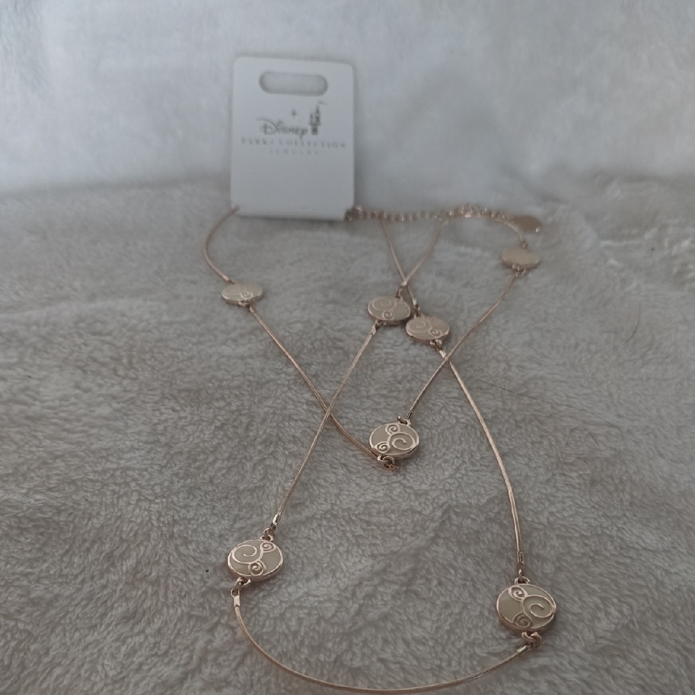 Disney Parks Collection Jewlery  Gold Swirl Necklace